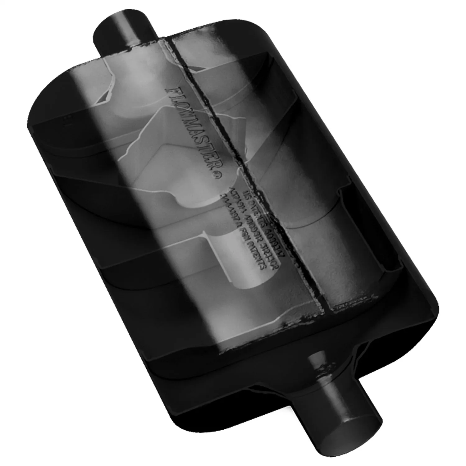 Flowmaster 60 Series Delta Flow Delta Flow Muffler - 2.25" Center Inlet / Offset Outlet