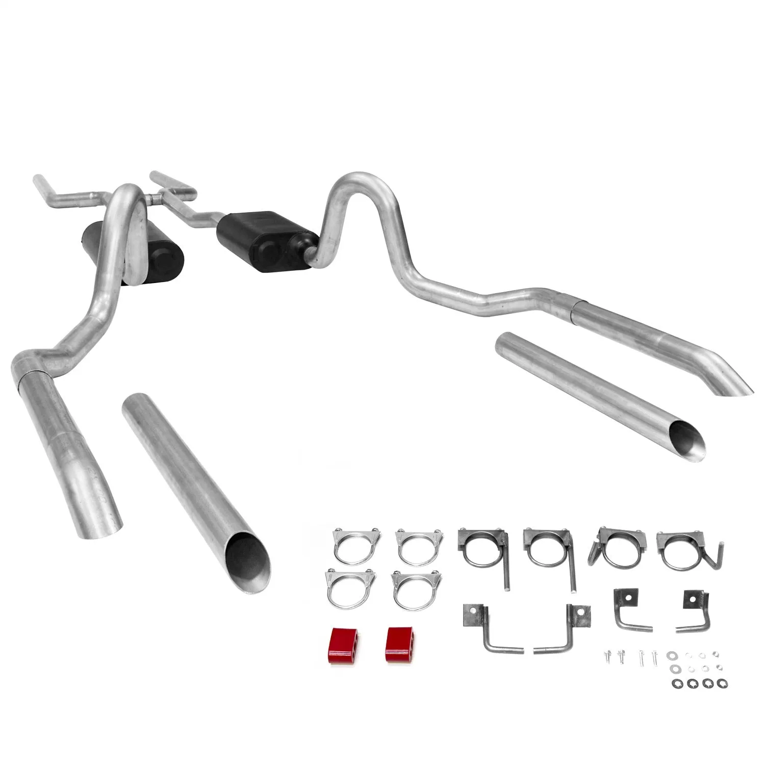 Flowmaster American Thunder Dual Exhaust System - 1964-72 GM A-Body V8
