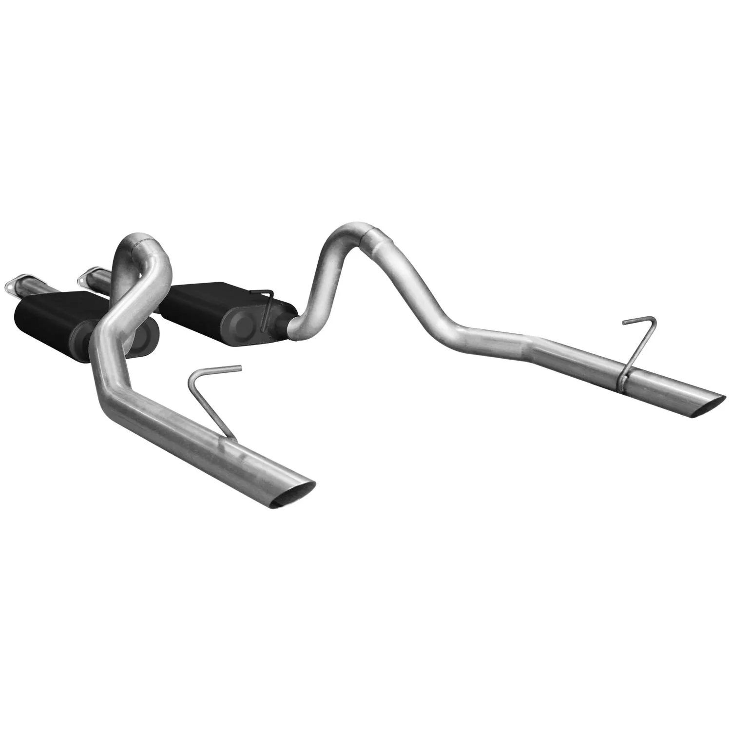 Flowmaster American Thunder Dual Exhaust System - 1986-93 Ford Mustang LX/1986 Mustang GT 5.0L