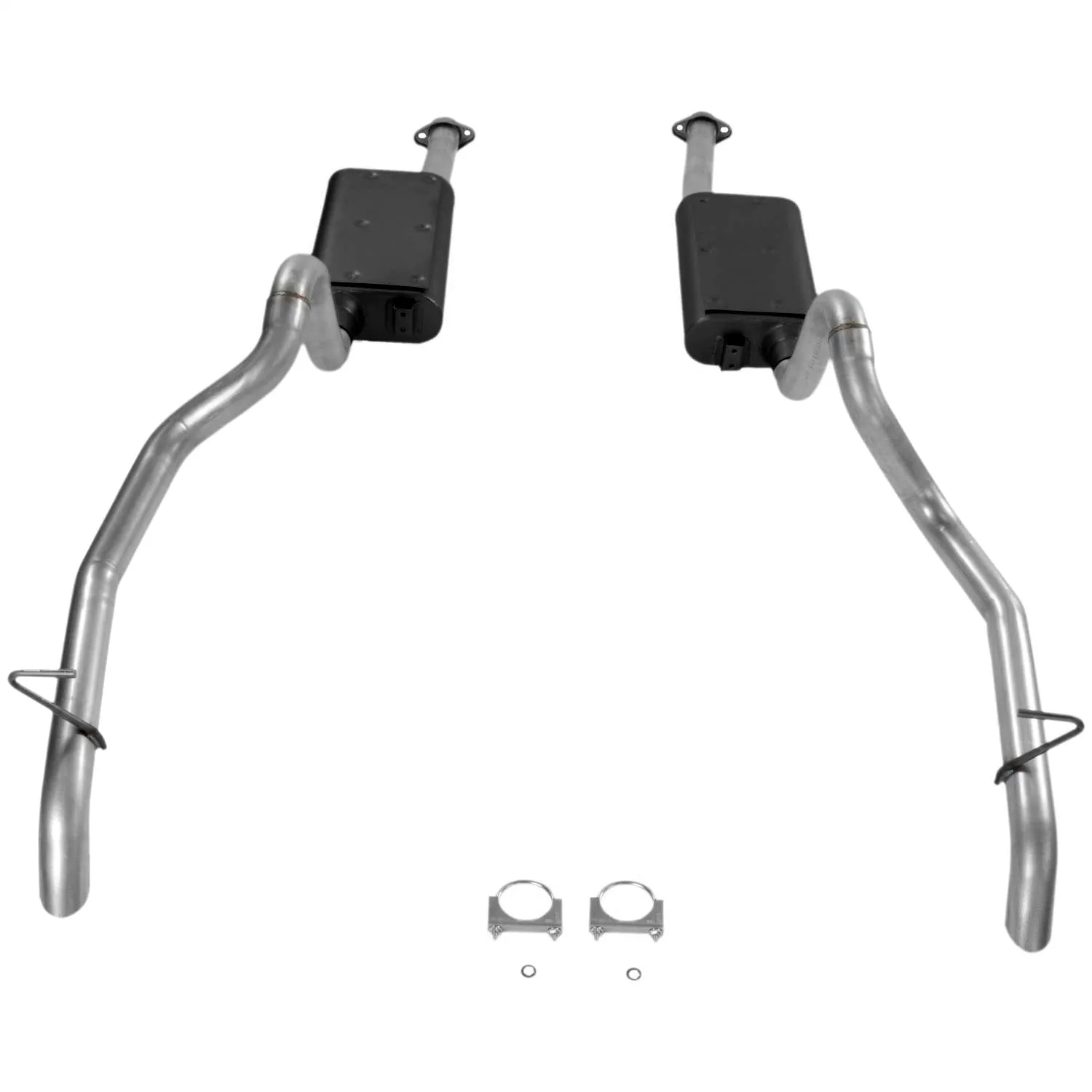 Flowmaster Force II Cat-Back Dual Exhaust System - 1987-93 Ford Mustang, GT 5.0L