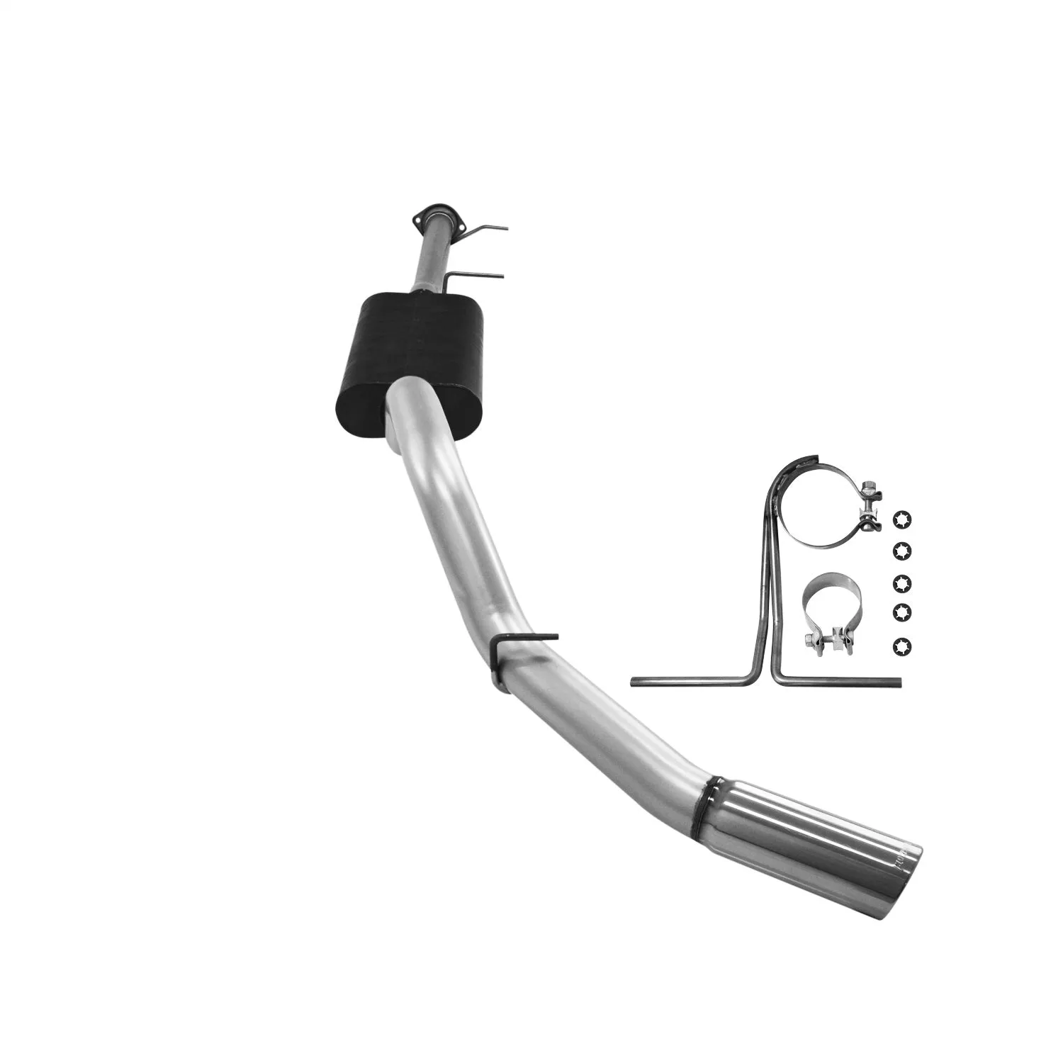 Flowmaster Force II Cat-Back Exhaust System - 3-1/2 in Tailpipe - 4 in Tips - GM Fullsize Truck 2011-13