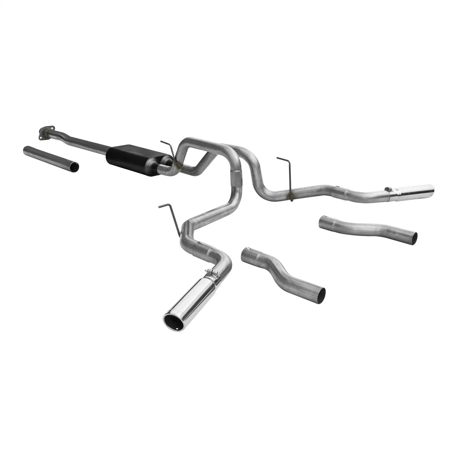 Flowmaster Force II Cat-Back System Single - 2009-14 Ford F-150 4.6L/5.0L/5.4L