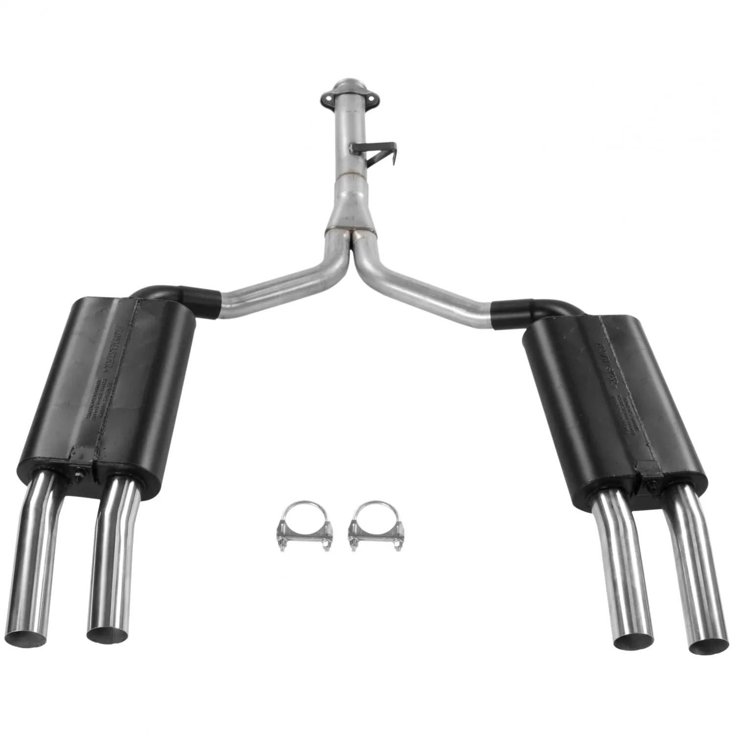 Flowmaster Force II Dual Exhaust System - 1986-90 Chevy Corvette 5.7L