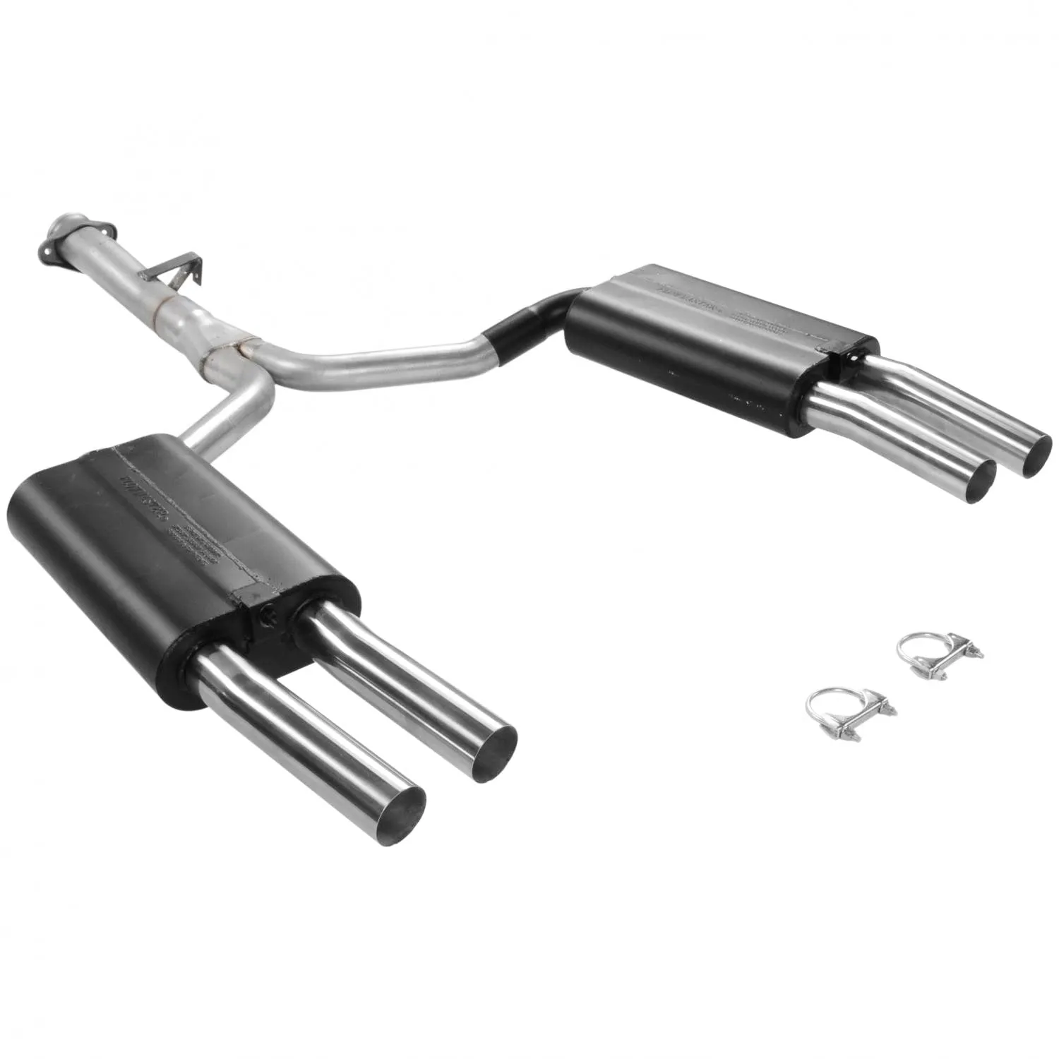 Flowmaster Force II Dual Exhaust System - 1986-90 Chevy Corvette 5.7L