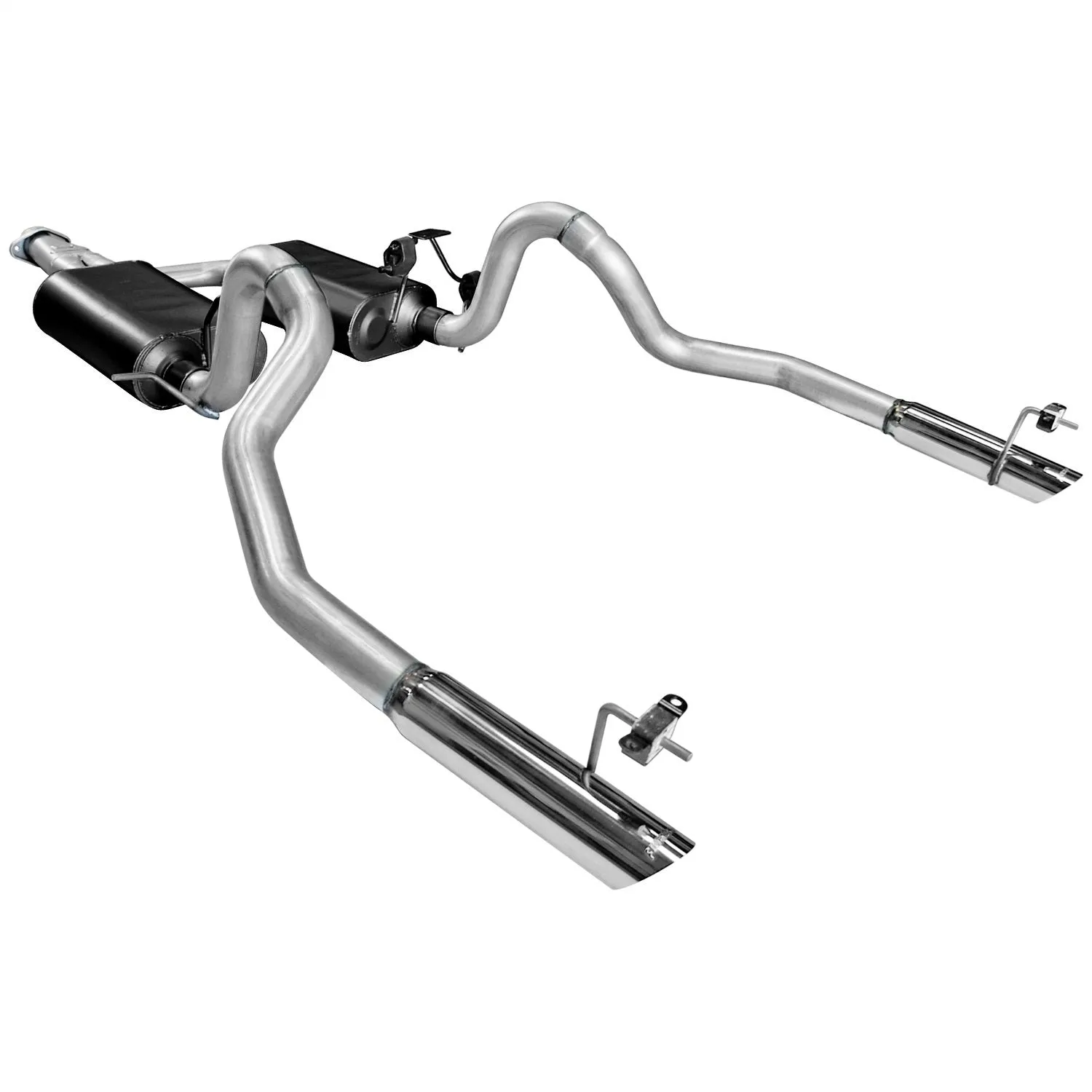 Flowmaster Force II Dual Exhaust System - 1999-2004 Ford Mustang, LX 3.8L/3.9L V6