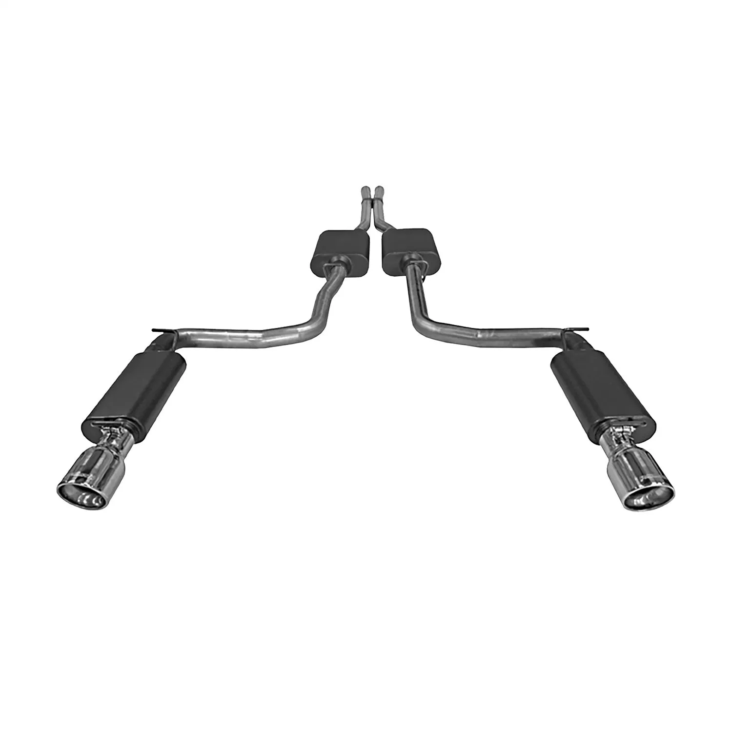 Flowmaster Force II Dual Exhaust System - 2005-10 Dodge Charger RT/Magnum RT/Chrysler 300C 5.7L