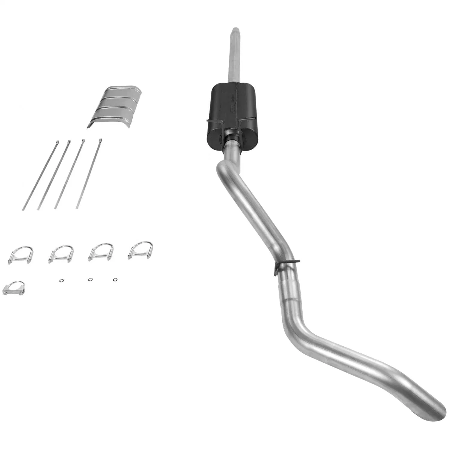 Flowmaster Force II Single Exhaust System - 1987-96 Ford F-150 4.9L/5.0L/5.8L