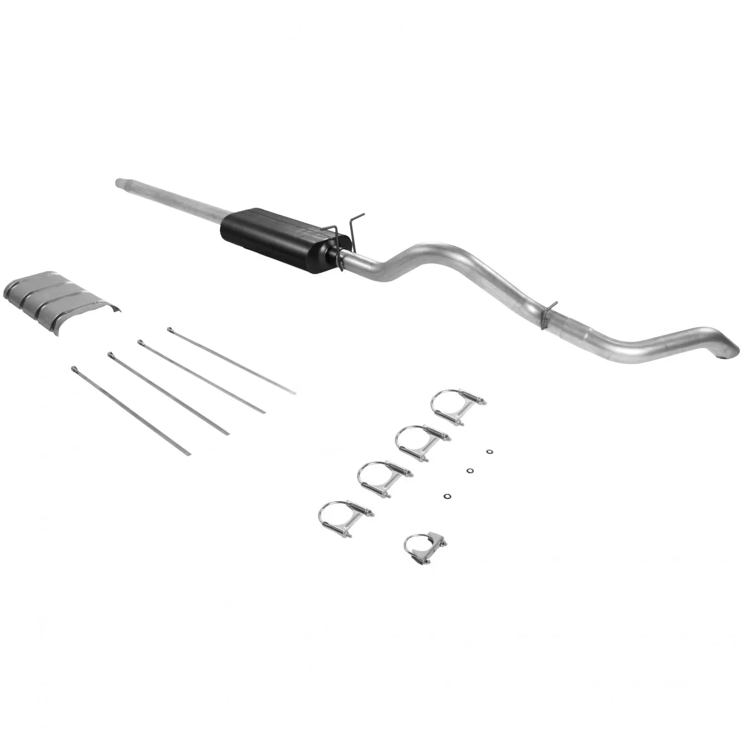 Flowmaster Force II Single Exhaust System - 1987-96 Ford F-150 4.9L/5.0L/5.8L