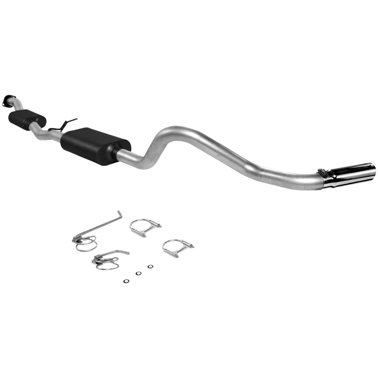 Flowmaster Force II Single Exhaust System - 1999-2006 Chevy/GMC 1500 (also 2007 Classic) 4.3L/4.8L/5.3L