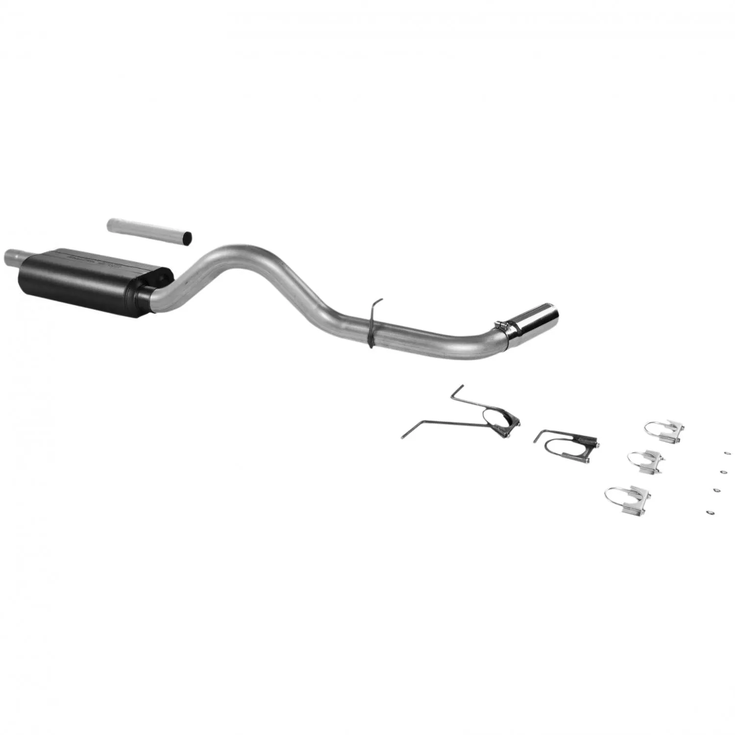 Flowmaster Force II Single Exhaust System - 2000-03 Dodge Dakota 4.7L/5.2L/5.9L
