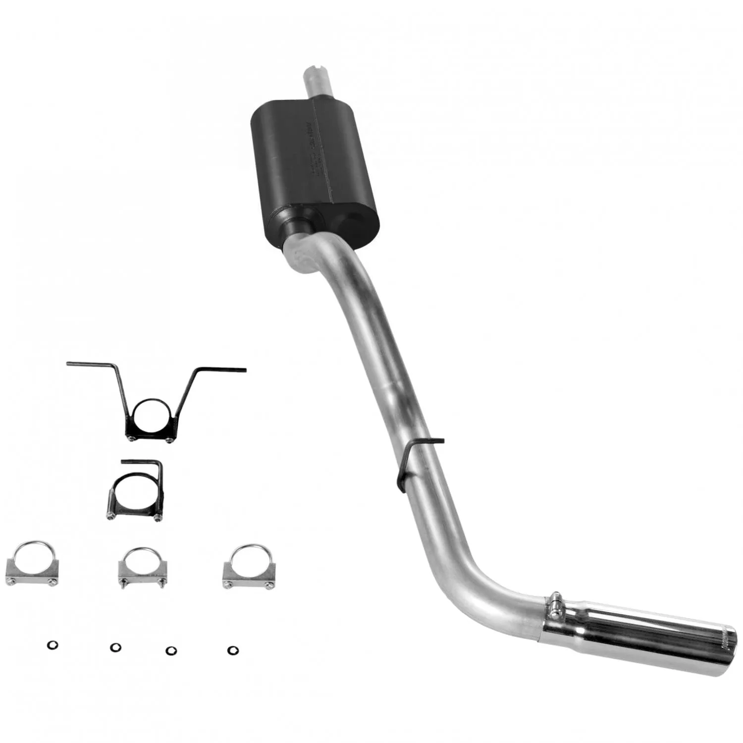Flowmaster Force II Single Exhaust System - 2000-03 Dodge Dakota 4.7L/5.2L/5.9L