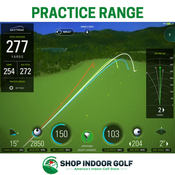 Golf Simulator and Launch Monitor