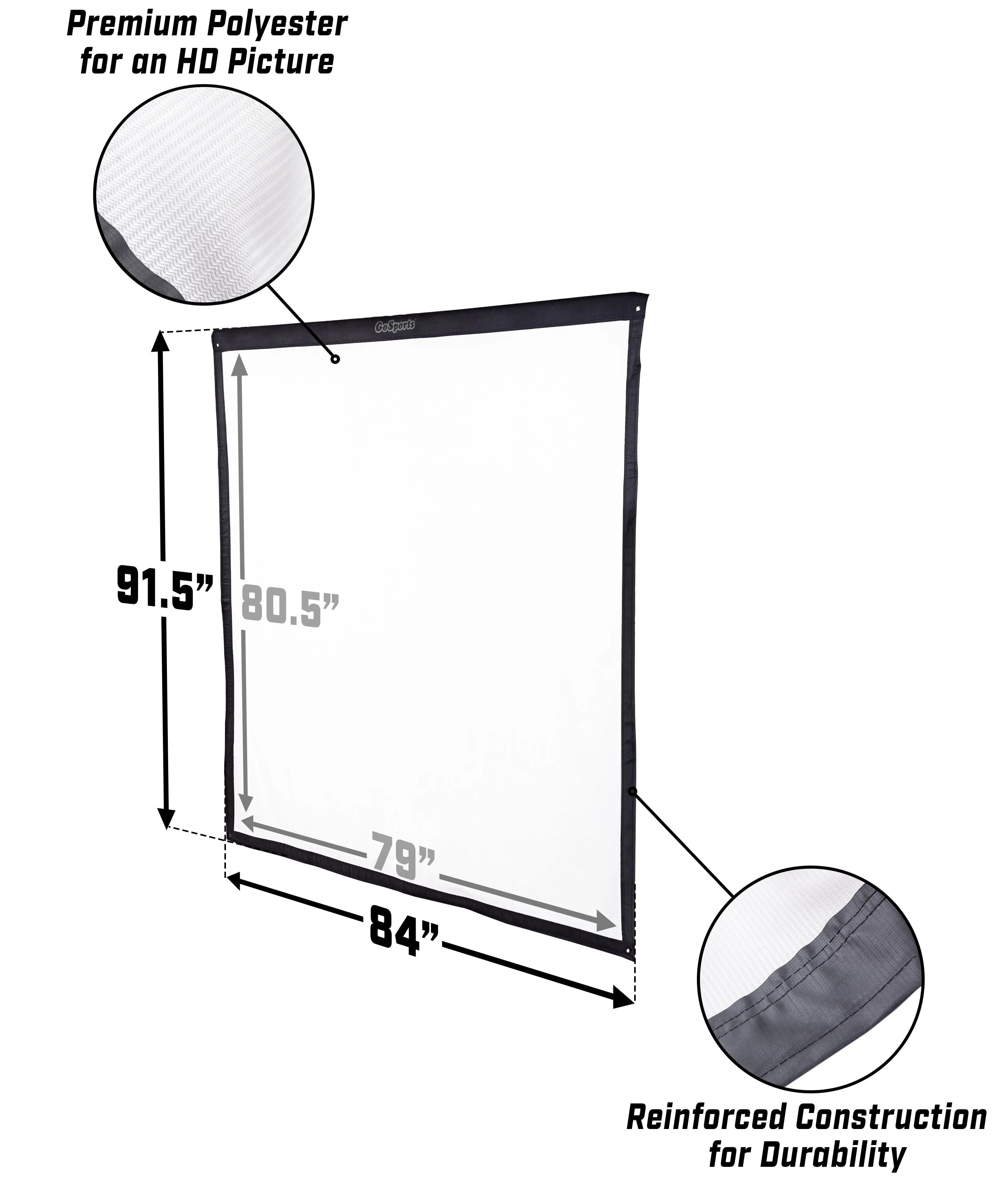 GoSports 7 ft Golf Simulator Impact Screen (Simulator sold separately)