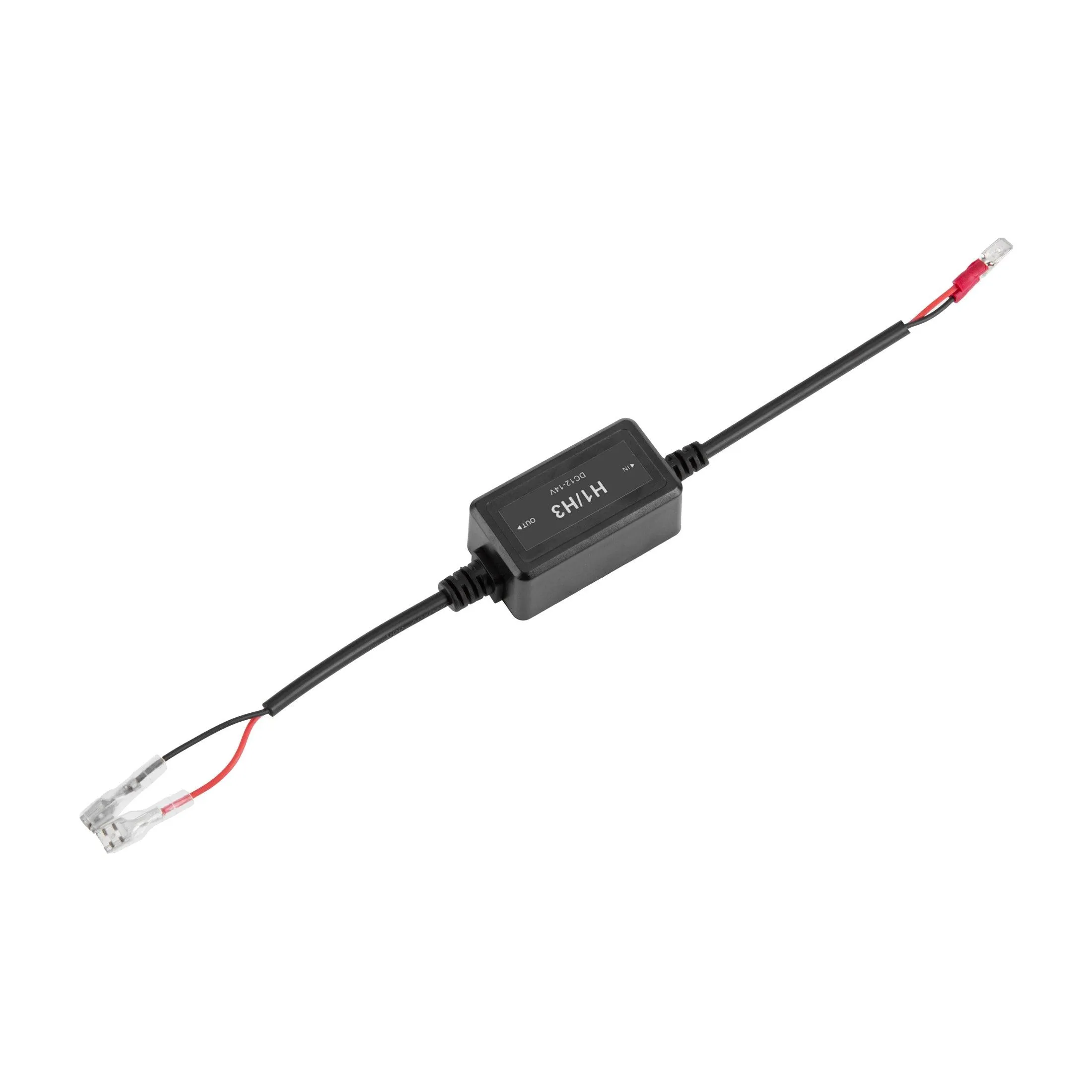 H1/H3 C10-Model Enhanced LED Headlight Bulbs Canbus Decoder Anti-flicker Hyper Flash No Warning Harness Resistor Conversion Kit 2pcs/set