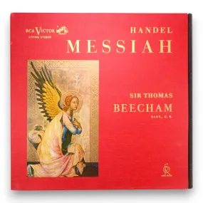 Handel Messiah Thomas Beecham 4 Record Set Color Booklet RCA Victor Vinyl 1959