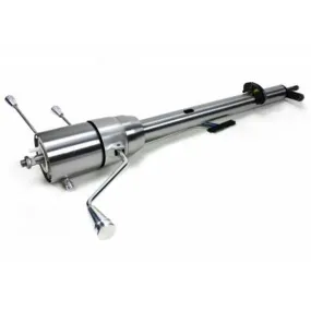 ididit Retrofit Steering Column - Tilt - Column Shift - Hazard/Turn Signal - Steel - Power Steering Box