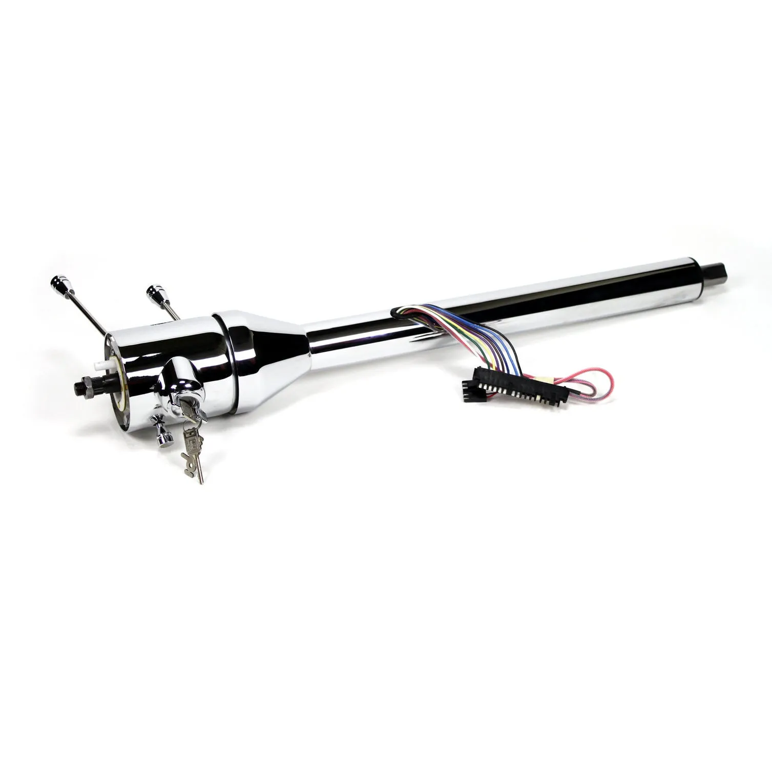 ididit Tilt Steering Column 2" Tube 32" Length Hazard/Key/Turn Signal - Steel
