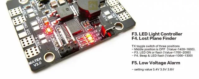Matek Systems LED & POWER HUB 5 IN 1 V3 5IN1V3