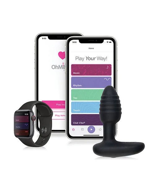 OhMiBod Lumen LED Pleasure Plug - Black