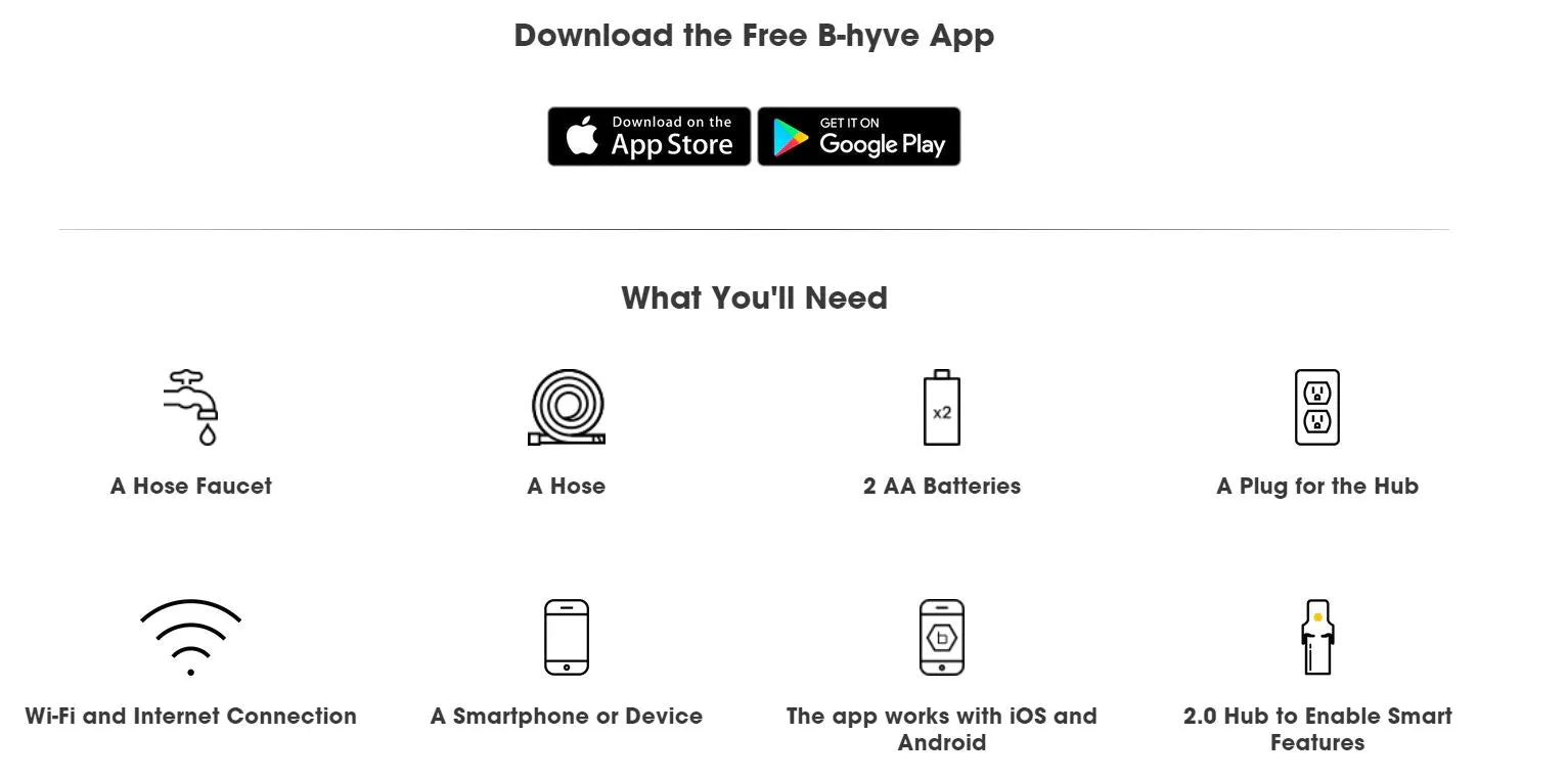 Orbit B-Hyve XD Smart Bluetooth Tap Timers (15mm BSP)