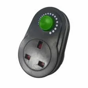 Plug In Fan Speed Dimmer (Max 300w)