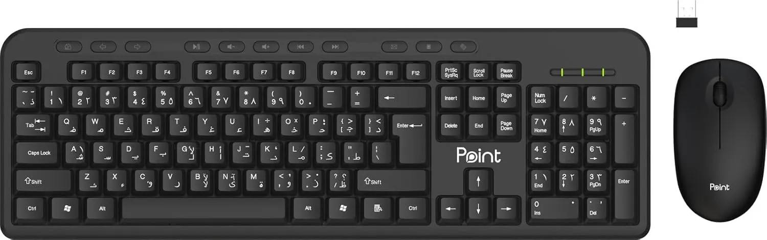 Point PT-820 Wired Gaming Keyboard English & Arabic