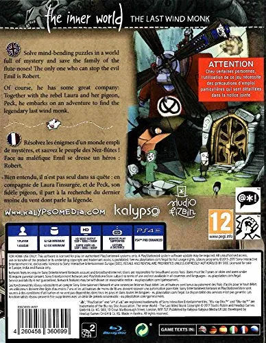 (PS4)The Inner World - The Last Wind Monk [?????]
