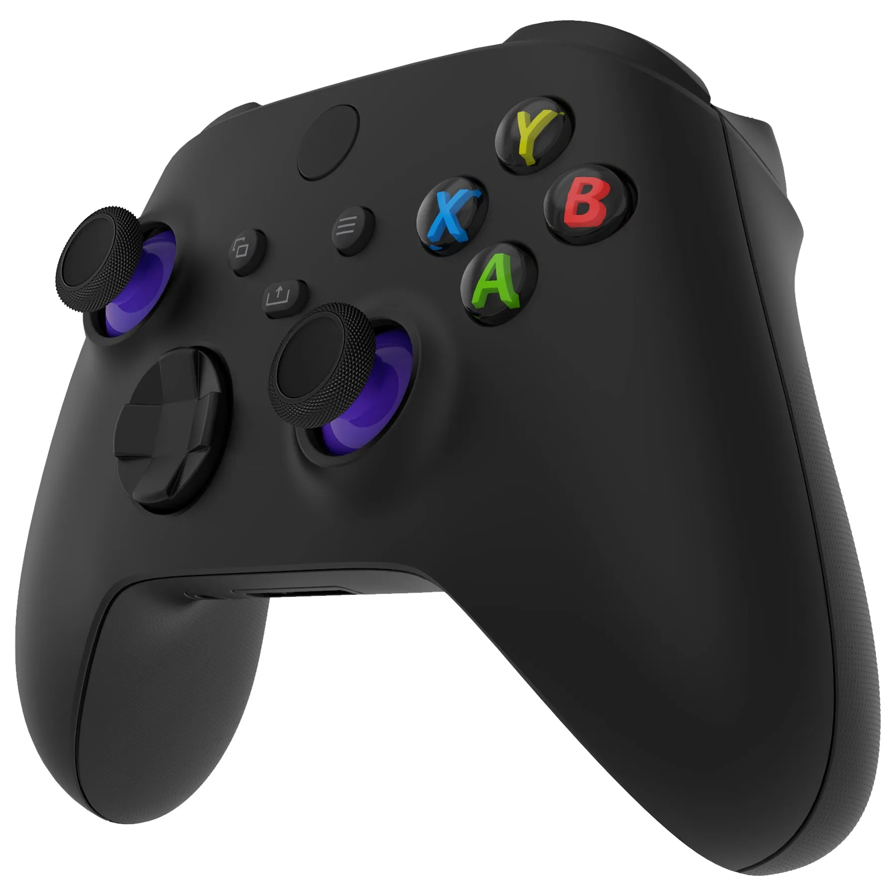 Purple & Black Replacement Thumbsticks for Xbox Series X/S Controller & Xbox One Standard Controller & Xbox One X/S & Xbox One Elite Controller - JX3435