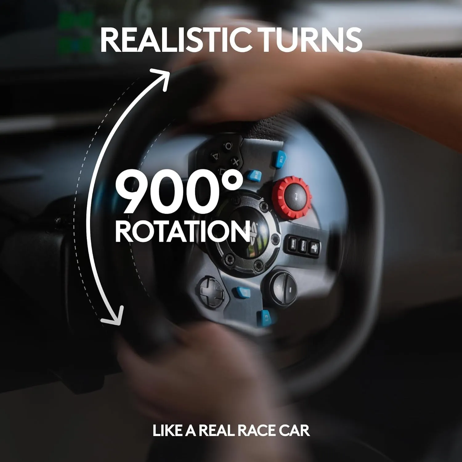 Racing Wheel (for PlayStation & PC)