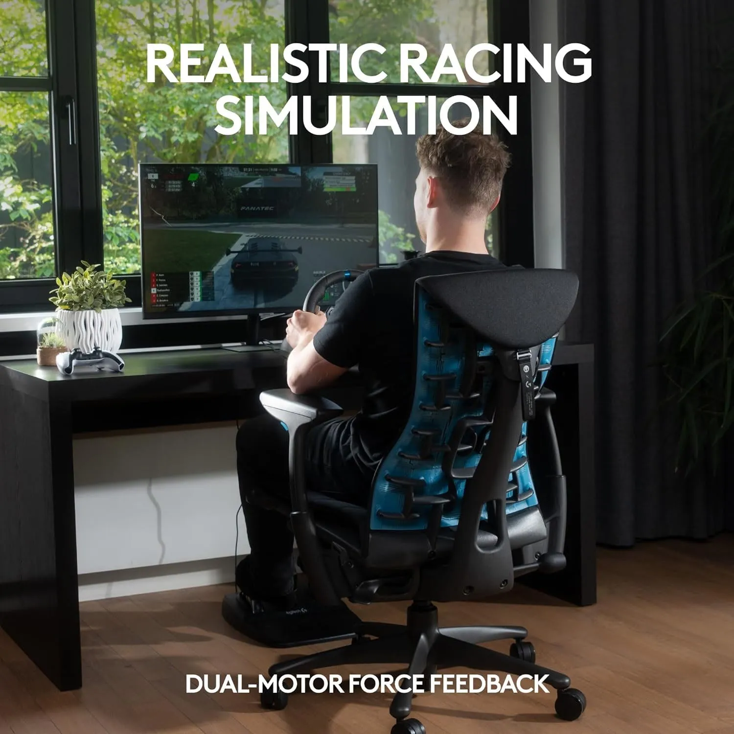Racing Wheel (for PlayStation & PC)