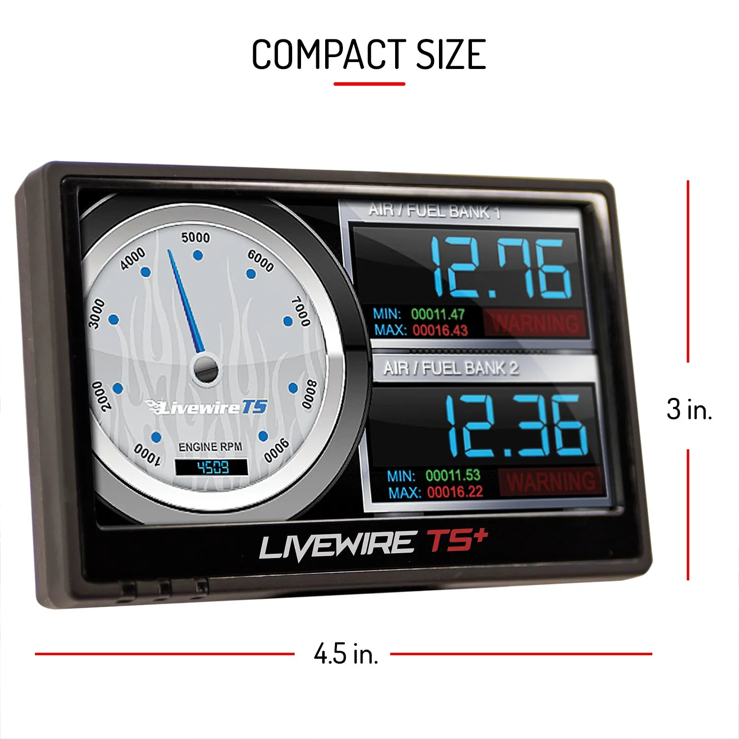 SCT Performance Livewire TS Plus Programmer Data Monitor Ford 4" Color Touch Screen - Each