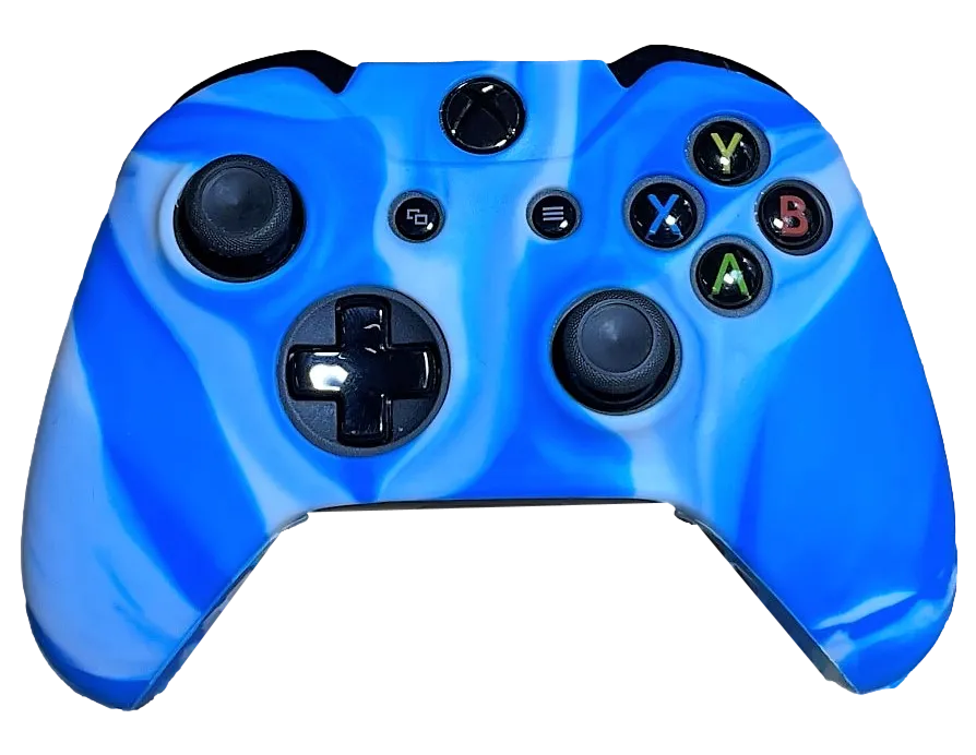 Silicone Cover For XBOX ONE Controller Skin Case Blue/White