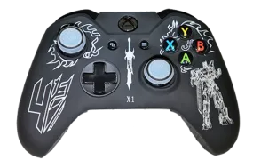 Silicone Cover For XBOX ONE Controller Skin Transformer Design White   Grips