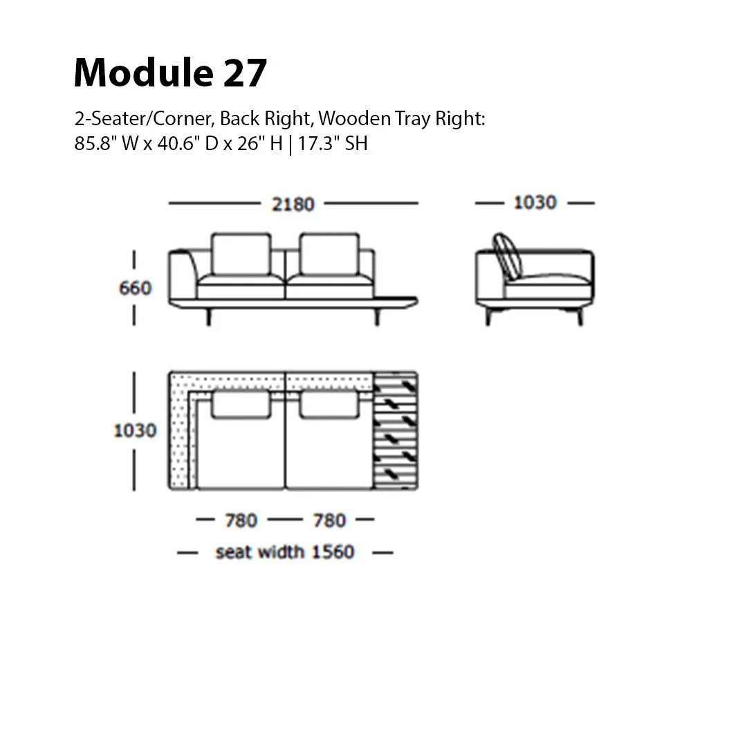 Surface Modular Sofa (Modules 26-31)