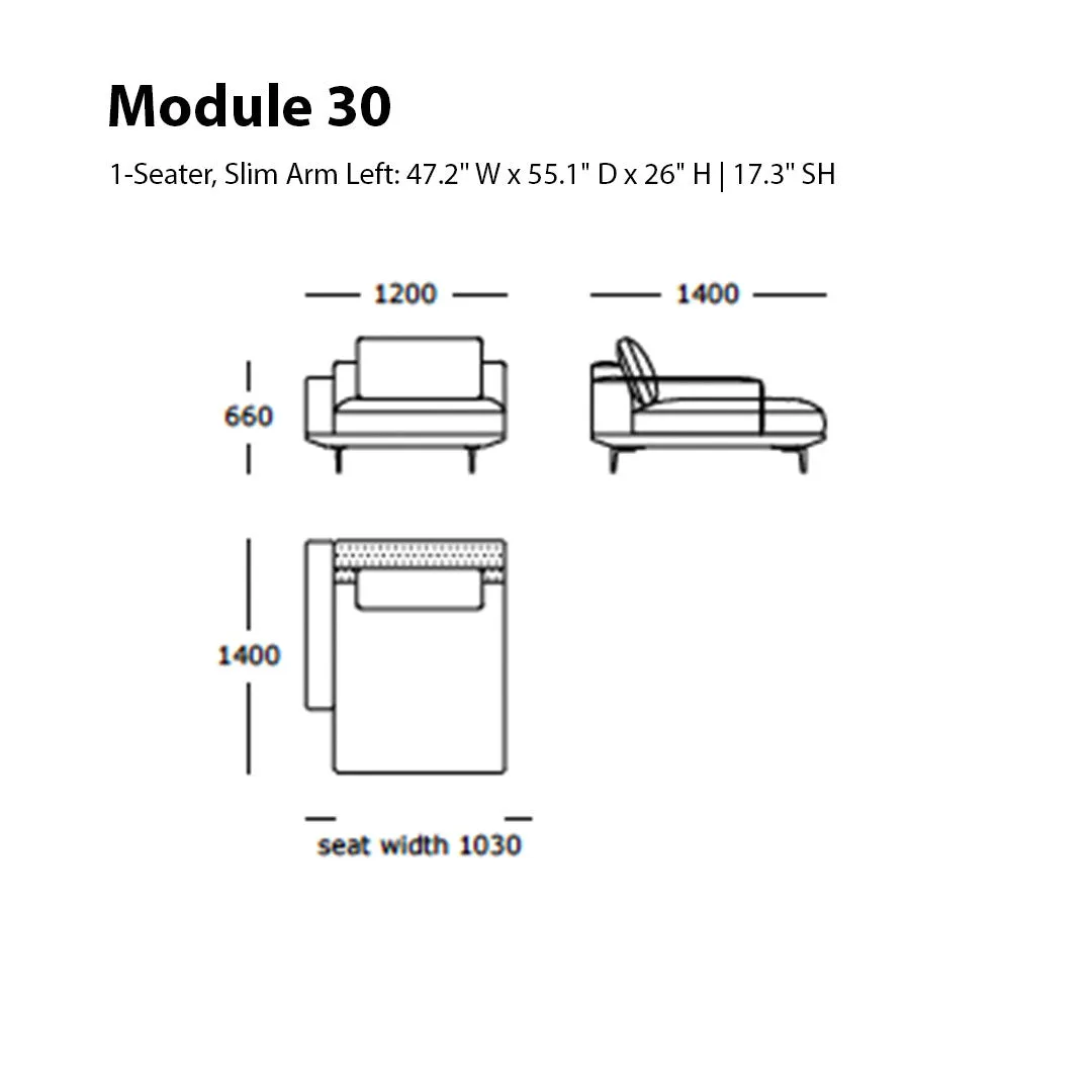 Surface Modular Sofa (Modules 26-31)