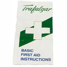 Trafalgar First Aid Pamphlet/Folded