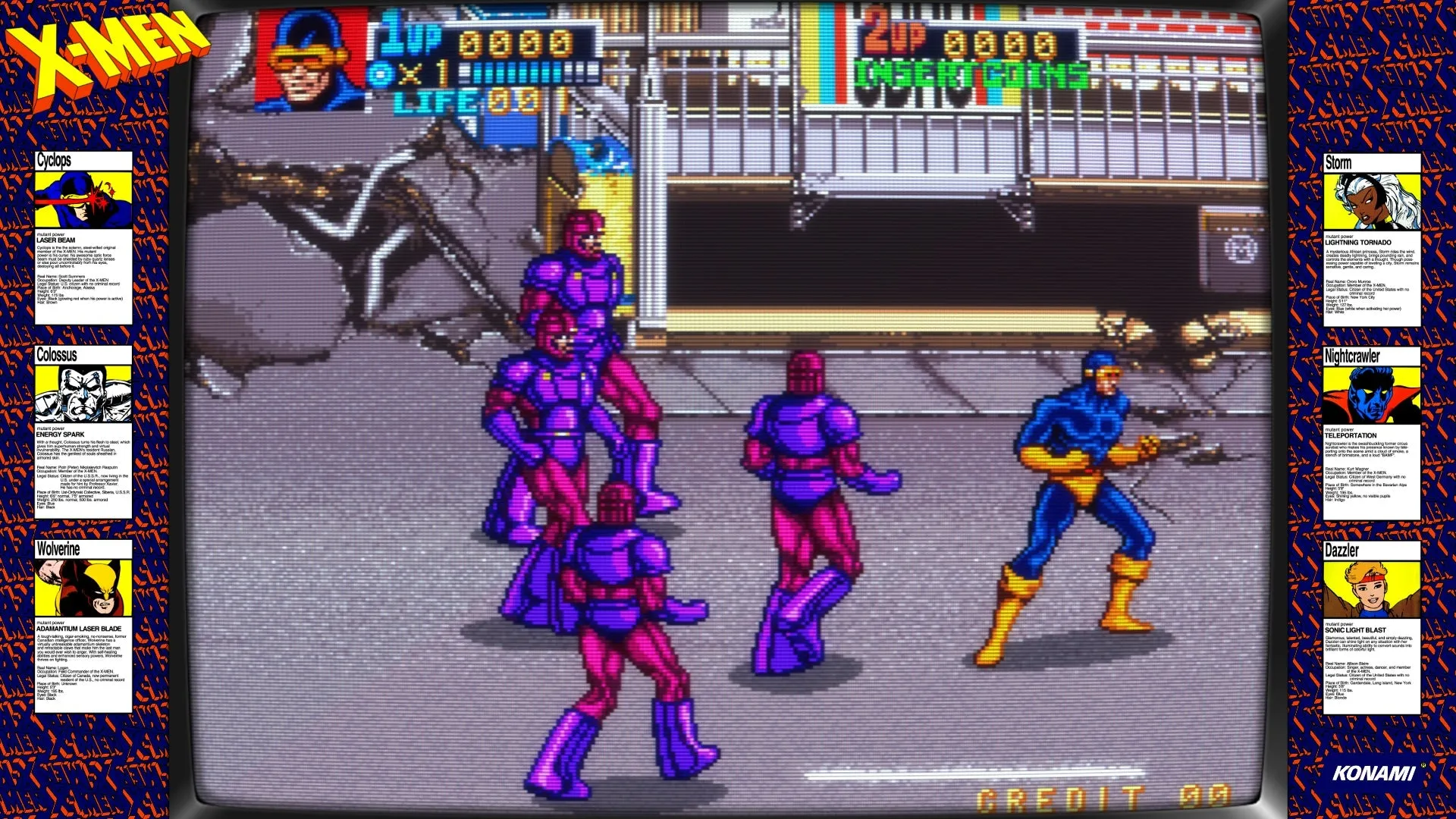 Wall Mounted Arcade - Classic Arcade