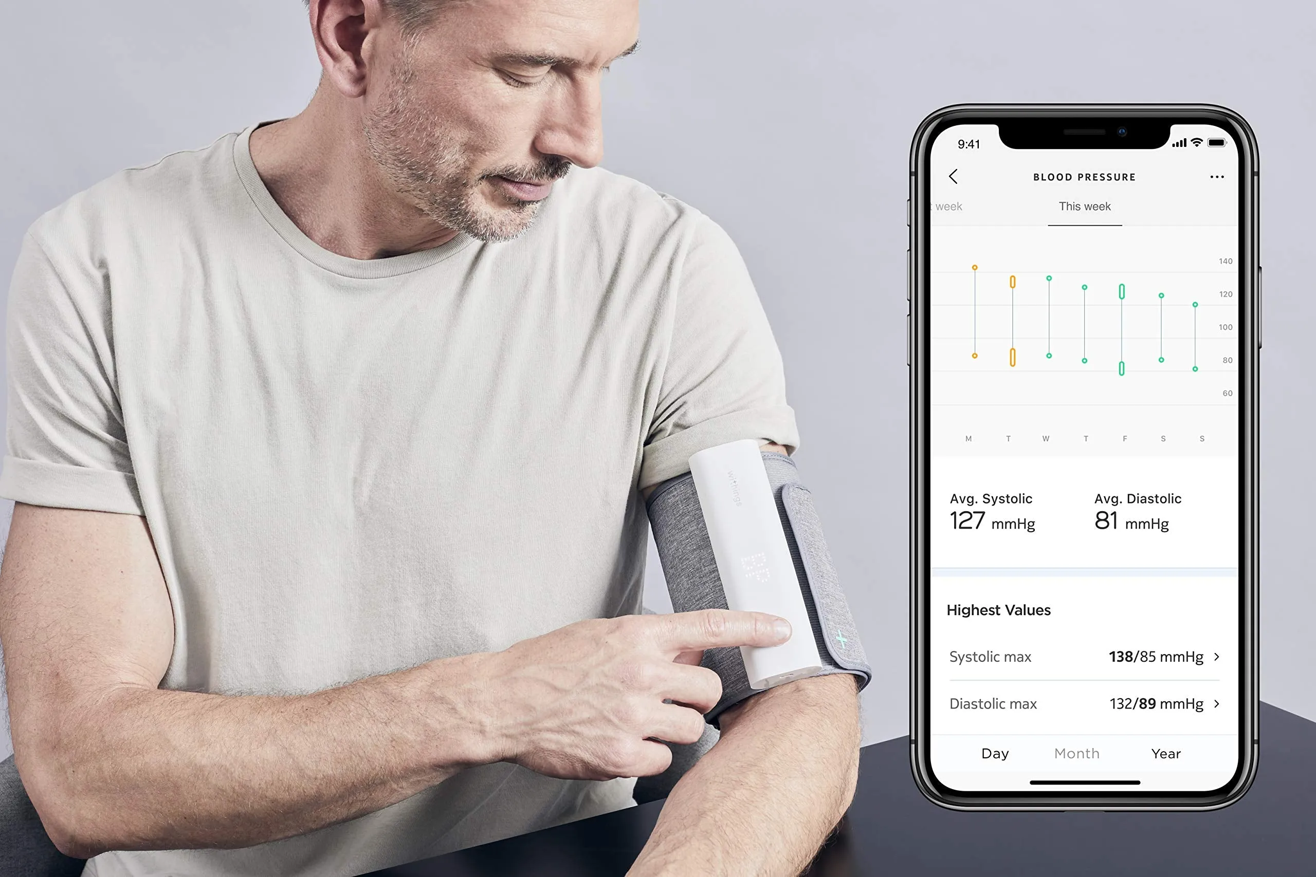 Withings BPM Connect - Wi-Fi Smart Blood Pressure Monitor