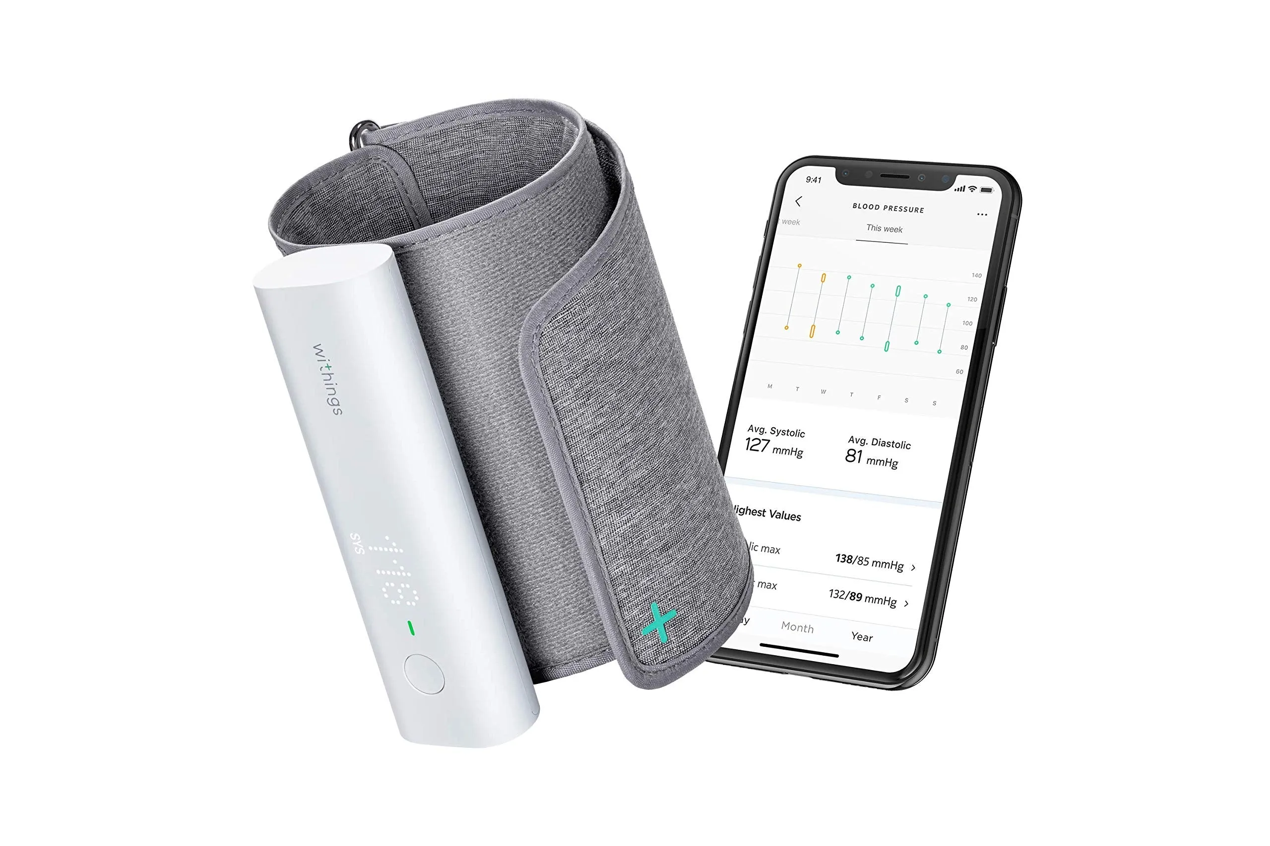 Withings BPM Connect - Wi-Fi Smart Blood Pressure Monitor