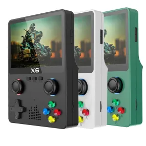 X6 Game Console Retro Video Game Console 3.5/4'' IPS Screen Portable