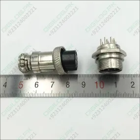 Xlr 8 Pin Cable Connector 16mm Chassis Mount 8pin Plug Adapter