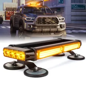 Xprite Rooftop LED Strobe Light Pursuit 14.5" COB Series  w/ Magnetic Base - Blue/Green/Amber/Mixed